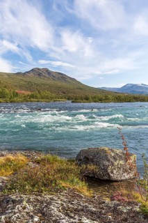 River Sjoa in Jotunheimen National Park, Tessanden, Innlandet, Norway