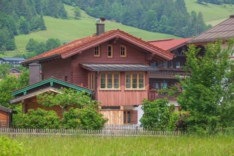 House, Reit im Winkl, Chiemgau, Upper Bavaria, Bavaria, Germany