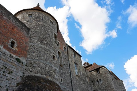 Medieval castle Dieppe, Château de Dieppe, hilltop castle, Alabaster Coast, Côte d'Albatre, Dieppe,