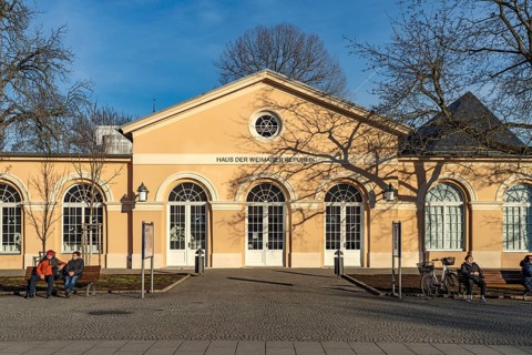 House of the Weimar Republic on Theatre Square in Weimar, Thuringia, Germany