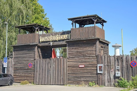 Western town Old Texas Town, Paulsternstraße, Siemensstadt, Spandau, Berlin, Germany
