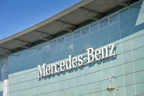 Mercedes-Benz branch, Salzufer, Charlottenburg, Charlottenburg-Wilmersdorf, Berlin, Germany