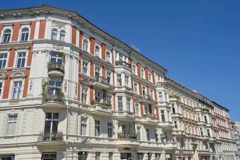 Facades, old buildings, Eisenacher Straße, Schöneberg, Tempelhof-Schöenberg, Berlin, Germany