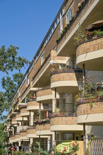 Residential buildings by Hugo Häring, Goebelstraße, Siemensstadt housing estate, Spandau, Berlin,