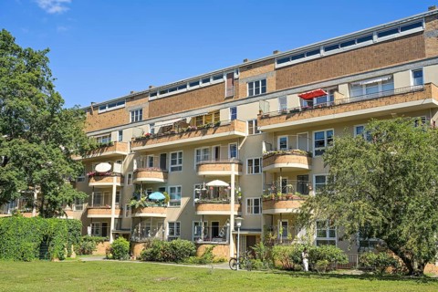 Residential buildings by Hugo Häring, Goebelstraße, Siemensstadt housing estate, Spandau, Berlin,