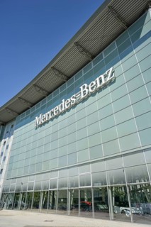 Mercedes-Benz branch, Salzufer, Charlottenburg, Charlottenburg-Wilmersdorf, Berlin, Germany