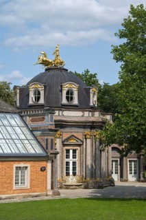 New Palace, Temple of the Sun, Hermitage, Bayreuth, Upper Franconia, Franconia, Bavaria, Germany