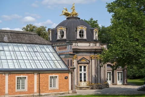 New Palace, Temple of the Sun, Hermitage, Bayreuth, Upper Franconia, Franconia, Bavaria, Germany