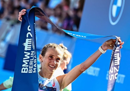 Fabienne Koenigstein best German runner with a time of 02:22:17 hours at the Berlin Marathon 2025