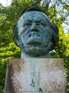 Richard Wagner, Bust, Bust portrait by Arno Breker, Richard Wagner Park, on the Green Hill,
