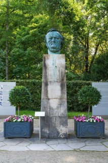 Richard Wagner, Bust, Bust portrait by Arno Breker, Richard Wagner Park, on the Green Hill,
