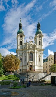 St Mary Magdalene Church in Baroque architecture, old town, spa, healing spring, health, mineral,