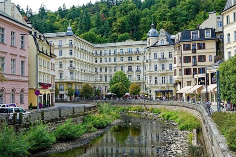 Luxury hotel Grandhotel Pupp, old town, spa, healing spring, health, mineral, mineral water,