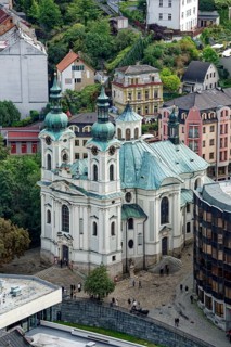 St Mary Magdalene Church in Baroque architecture, old town, spa, healing spring, health, mineral,