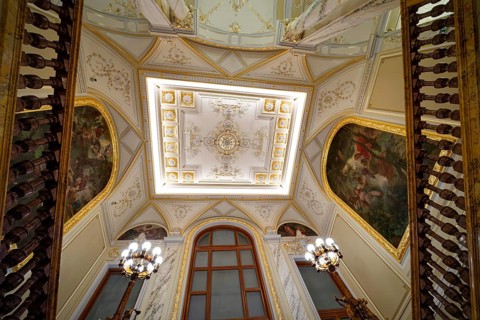 Luxury spa Imperial Spa, staircase and ceiling design, interior, interior, spa, healing spring,