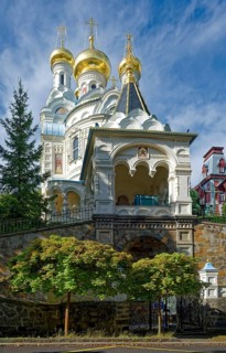 Russian Orthodox Church of St Peter and Paul, Peter and Paul, Byzantine-style single-nave church,