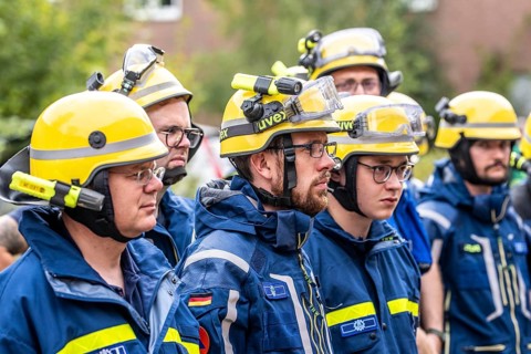 Major exercise FÜLEX25, of the THW, Technisches Hilfswerk, Landesverband North Rhine-Westphalia, on