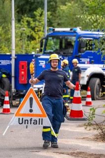 Rescue and recovery of people after a drone attack on residential buildings in a civil defence