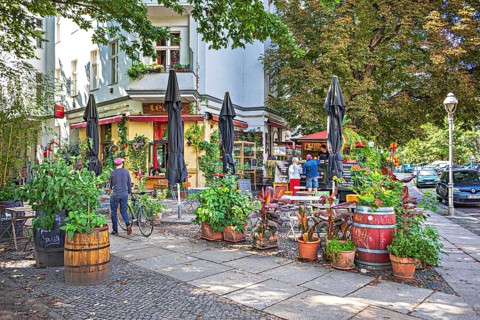 Cafe am Planufer in Berlin, Germany