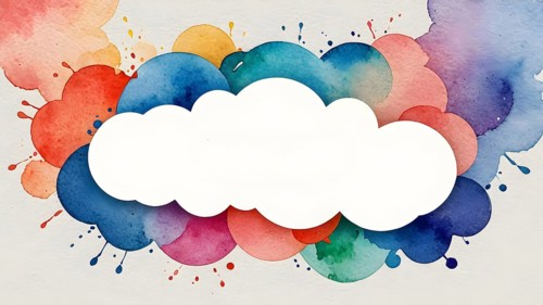 Watercolor template frame design for greeting card. Invitation card template suitable for wedding,