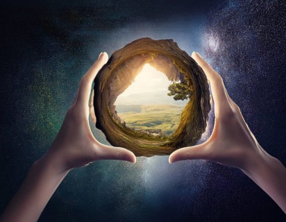 Life Concept. Existence survival being consciousness. Growth of new life, AI generated