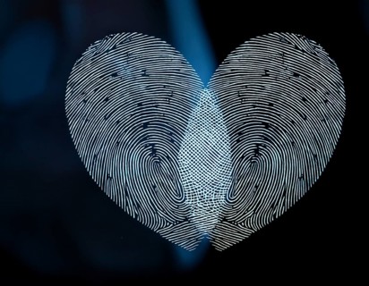 Valentines day background banner - abstract panorama background with hearts - concept love, AI