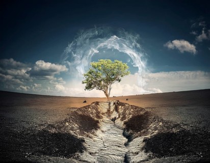 Life Concept. Existence survival being consciousness. Growth of new life, AI generated