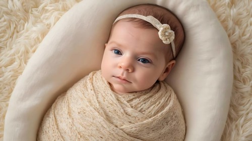 Childhood and baby care concept. AI generated image, ai