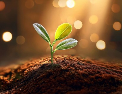 Life Concept. Existence survival being consciousness. Growth of new life, AI generated