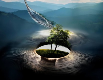Life Concept. Existence survival being consciousness. Growth of new life, AI generated