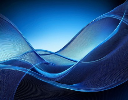 Dynamic wave pattern. Modern flowing wavy lines. . Abstract blue smooth wave on a white background,
