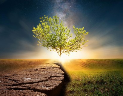 Life Concept. Existence survival being consciousness. Growth of new life, AI generated