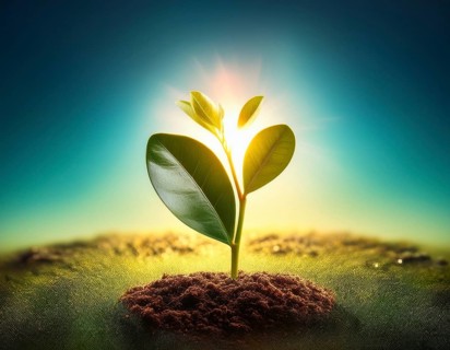 Life Concept. Existence survival being consciousness. Growth of new life, AI generated