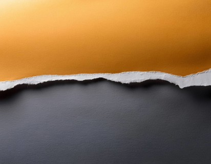 Torn paper reveals a surface underneath, symbolizing mystery and space, AI generated