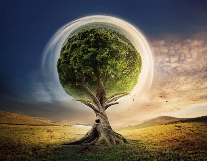 Life Concept. Existence survival being consciousness. Growth of new life, AI generated