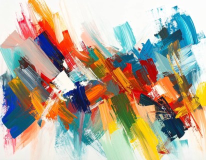 A striking brush strokes background combining painterly textures and expressive design, perfect for