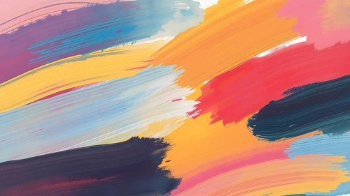 Minimalist black brush strokes abstract poster with ink-inspired textures for modern interior wall