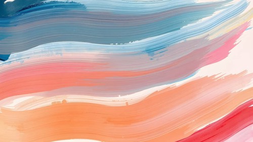 Minimalist black brush strokes abstract poster with ink-inspired textures for modern interior wall