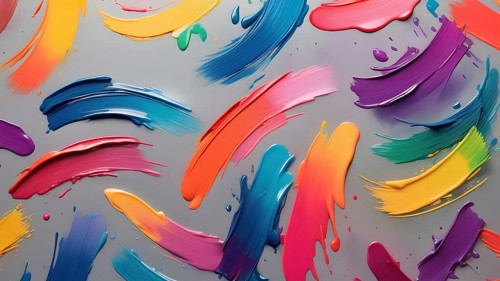 Artistic brushes. hand drawn brush strokes and stains. brush stroke isolated. Brush stroke