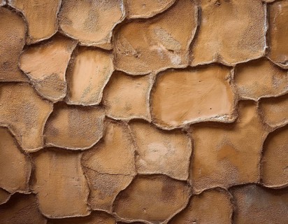A decorative painted wall art print blending abstract textures and rustic brush strokes for