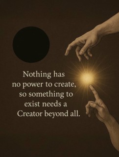 Printable art showing that the foundation of all reality rests on an eternal Creator, AI generated