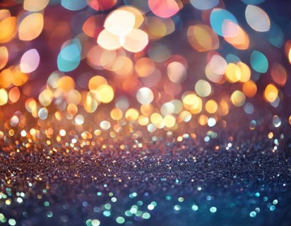 Blurred Abstract Background with Bokeh Lights. Abstract Modern Particle Wallpaper, AI generated
