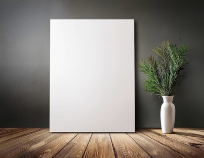 Empty paper template copy space for mockup and display design, AI generated