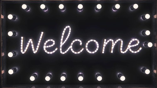 Mixed style welcome poster collection with modern, rustic, elegant, playful, and minimalist designs