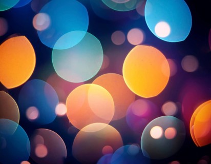 Blurred Abstract Background with Bokeh Lights. Abstract Modern Particle Wallpaper, AI generated
