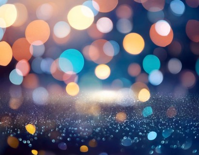 Blurred Abstract Background with Bokeh Lights. Abstract Modern Particle Wallpaper, AI generated