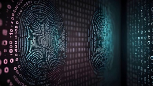 Abstract cyber security image symbolizing encrypted protection, data safety, digital defense, and