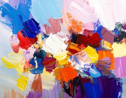 A striking brush strokes background combining painterly textures and expressive design, perfect for