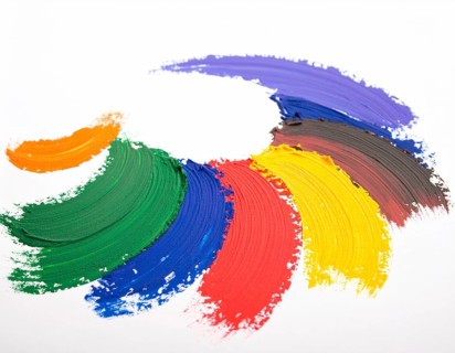 A striking brush strokes background combining painterly textures and expressive design, perfect for