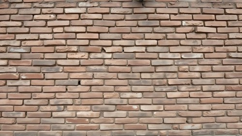 Rustic red brick wall poster print showcasing vintage industrial charm for modern loft, office, or
